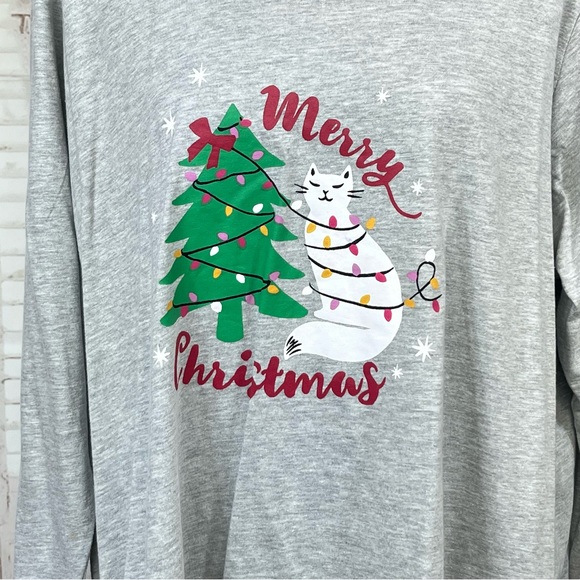 Dreams & Co 1X (22/24) Christmas cat Pajamas - Picture 6 of 13